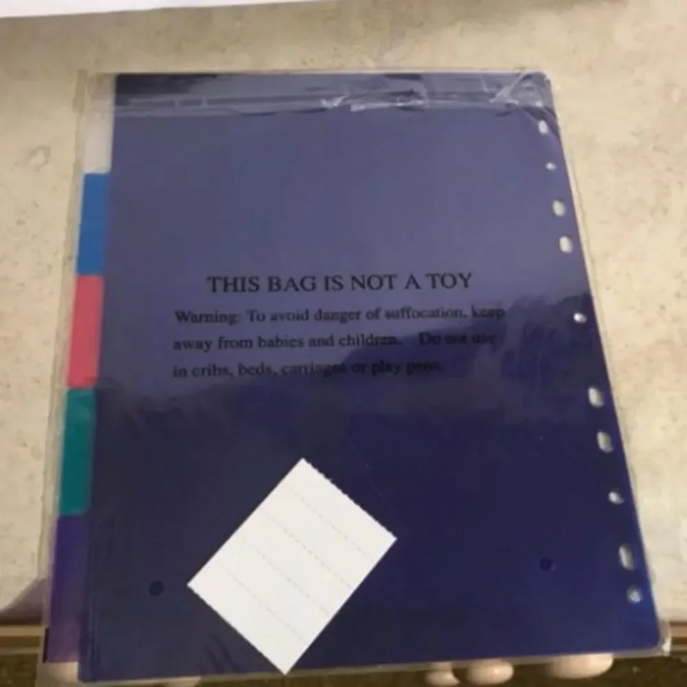 Colorful Binder Tab Dividers